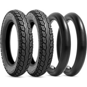 Heavy Duty 12.5x2.25 (12-1/2 x2-1/4) Tire & Inner Tube Set with Angled Valve Stem for Electric Scooters Razor Pocket Mod, Currie, Schwinn, GT, IZIP, eZip 2 Sets
