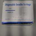 U-100 1cc Syringes with 31g 5/16" (8mm) , Individually Wrapped, Pack of 100