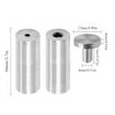 Luomorgo 12 Pcs 1" x 4" Stainless Steel Standoff Screws, Wall Sign Standoff Mounting Hardware, Silver