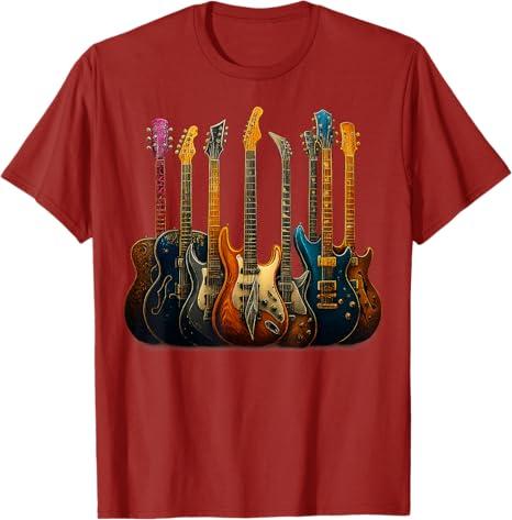 Guitars guitarists gift T-Shirt Size XL