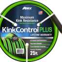 Kink Control Plus Water Hose 25ft - High Burst Strength and Superior Flexibility Garden Hoses, Outdoor Hose with Kink Resistance, Triple Frame Technology, Made in USA.