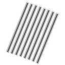 Stainless Steel Rod 1/ 4, 8Pcs 16 Inch Length 304 Stainless Steel Round Rod, Metal Solid Shaft Rods for Industry, Metal Working Hobbies and DIY Craft