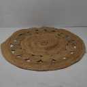 Hand Braided Rounnd Jute Rug Area Rounnd Area Rug Custom Size Round Rug Indian Handmade Home Decor Rounnd Rugs 2x2 feet