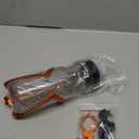 Bike Water Bottle Holder Combo - 20 Oz Squeeze Bottle & Bicycle Mount Cage Rack, No Screws Needed, Durable Alloy - Fits All Handlebar Bikes & MTB Mountain Road - for Adults, Kids (Orange)