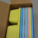 4 Pcs Snack Box Containers Set, Reusable 4 Compartment Lunchable Container with 2Pcs Sauce Containers, Stackable BPA-Free Bento Box for School, Work, Travel (4 Color)