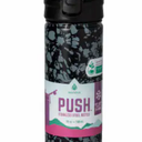 Manna™ Push™ Stainless Steel Bottle - Black