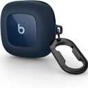 SURITCH for Beats Fit Pro Case Cover Protector, Shock-Absorbing Protective TPU Shell for Beats Fit Pro Charging Case 2021 Earbuds Secure Locking System with Anti-Lost Keychain, Tidal Blue