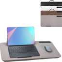 Portable Laptop Desk Fits Up to 16“ Laptops, with Tablet Slot, Built-in Cushion, Great for Home & Office,Lap Desk for Laptop,Lap Desk with Cushion (Gray, Large)