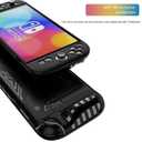 CDCHGAM Switch 2 ArmorLock Bundle 2025 - ABS Screen Protector Top Cover & Detachable TPU Shell, 2 Joycon Thumbcaps, 2X 9H Tempered Glass | Kid/Pet-Proof, Enhanced Grip, Dock-Incompatible (Matte Black)