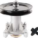 187292 587819701 Spindle Assembly with 195945 Pulley for 42" 46" 48" 54" Mower Decks Fit for Husqvarna YTH22V46 YTH24V48 YTH24k54, Craftsman YS4500, YT4000, Replaces OEM 532187292 587819701
