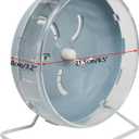 Hamster Wheel, 8.5 inch Silent Hamster Exercise Running Wheel with Stand,Pet Small Animals Exercise Running Toys,Adjustable Quiet Spinner for Guinea Pigs, Sugar Gliders, Gerbils (Blue, 8.5in)