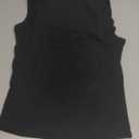 Women Wide Strap Ribbed Cropped Tank Tops 2026 Summer Trendy Crop Top Tight Fit Basic Sleeveless Camisole, Small