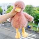 Plush Duck Stuffed Animal - Ultra Soft & Huggable Duck Toy, 13.8 Inch Cuddly Buddy for Boys & Girls, for Birthday/Valentine's Day/Christmas (Pink)