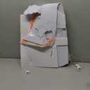 47" Carriage Cardboard Princess Castle Photo Booth Props Life Size Cardboard Cutout Standup Castle Photography Background for Princess Birthday Party Decoration (Pink Carriage)