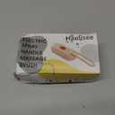 2025- New cat steam brush, 4-in-1 cat steam brush, for massaging and cleaning fallen pet hair, suitable for cats, dogs, rabbits and other pets (khaki + white) -2 pieces (Khaki color)