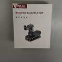 STARTRC PHOTO Osmo Pocket 3 Backpack Mount, 360 Magnetic Mount for DJI Action 6/5 Pro/4/for Xtra Muse, Strong Magnetic Backpack Clip Quick-Release Adapter Black