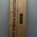 Fits Window Visors Rain Sun Guard Deflector Smoke/Tinted Acrylic FZWDJW074