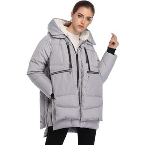 Women's Winter Thickened Down Jackets Long Down Coats Warm Parka with Hood (Medium)