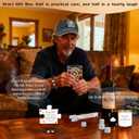50th Birthday Gifts for Him - Ultimate Gift Set Includes Whiskey Glass, Scented Candle, Baseball Cap, Bracelet & Card - All-in-One Ideal Birthday Box for 50 Year Old Men, Dad, Husband