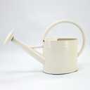 1.3 Gal Watering Can, Matte Cream White Finish, Galvanized, Metal Watering Can, Perfect Plant Water Can for Plants Indoor & Outdoor