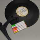 Vinyl Record Sweet 18 Birthday Decorations 11.6"X11.6", 18th birthday decorations Party Favor Sign Poster, 18th Birthday Guest Book Alternative, Great Sweet 18 Gifts for Girls or Boys (18 Years Old)