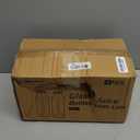 Ruckae 16oz 8 Pack Glass Juice Bottles with Hole Lids - Reusable Square Glass Juice Bottles with Leak-Proof Lid & Capacity Marks for Containers Juicing,Milk,Smoothies