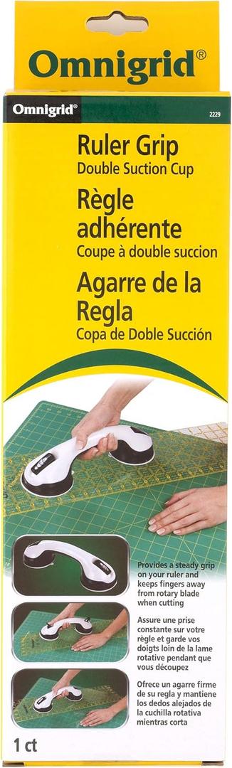 Omnigrid Ruler Grip Double Suction Cup