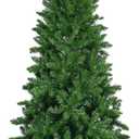 Kadunmina 7ft Artificial Christmas Tree Xmas Tree Premium Hinged Pop up Pencil Christmas Tree with 1064 PVC Branch Tips, Holiday Decoration for Home,Office and Party, Includes Metal Foldable Stand