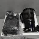 EanOruus Cold Press Juicer, 5.8" Wide Feed Chute Juice Extractor Machine with 400W, High Juice Yield, Slow Masticating Juicer for Whole Vegetables & Fruits, Dark Grey