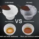 Pro Mael 360 Count Disposable K Cup Filters, Coffee Filter Paper for Keurig Brewers Single Serve 1.0 and 2.0, Use with Reusable K Cup Pods (White)