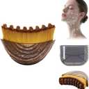 Lymphatic Contour Face Brush Lymphatic Drainage Massager for Face, Chin & Jawline Sculpting, Anti-Puffiness Dry Brushing Tool with Ergonomic Design & Soft Bristles for All Skin Types