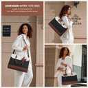 LOVEVOOK Laptop Tote Bag for Women,Leather Work Bag, Waterproof Business Teacher Bag,Large Computer Handbag Purse Briefcase,Office Gifts for Women