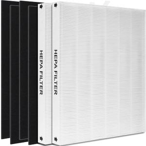 AP-1512HH True HEPA Replacement filter, Compatible with Coway Airmega AP-1512HH, AP-1512HH-FP, AP-1518R, AP-1519P, Item NO #3304899 (2 HEPA Filters + 4 Odor Pre-filters)