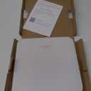 Ovutek Bathroom Scale for Body Weight, Highly Accurate Digital Weighing Machine for People, Upgraded Batteries Included, Compact Size, LED Display, Physician Scale with Sturdy Tempered Glass, 400lb (White)