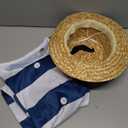 fun shack mens Old Time Bathing Suit (Medium, Blue)