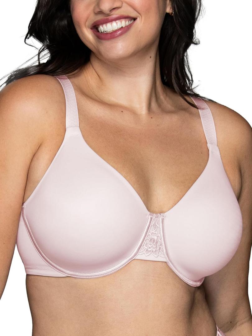 Vanity Fair Women's Beauty Back Smoothing Minimizer Bra, Minimizes Bust Line up to 1.5", Non Padded Cups up to H (36C)