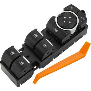 Power Window Switch.3 Metal Pins.Fits for Ford Fusion 2013-2020,Driver Side Control Door vidrios Master Switch OEM DG9Z14529AA, DWS1608, 1S14147, SW7339