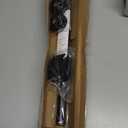 Closet Rods for Hanging Clothes 18 to 28 Inches, 1 Inch Adjustable Short Closet Rod Heavy Duty Clothes Hanging Tension Rod for Closet Wardrobes Laundry RV, Black