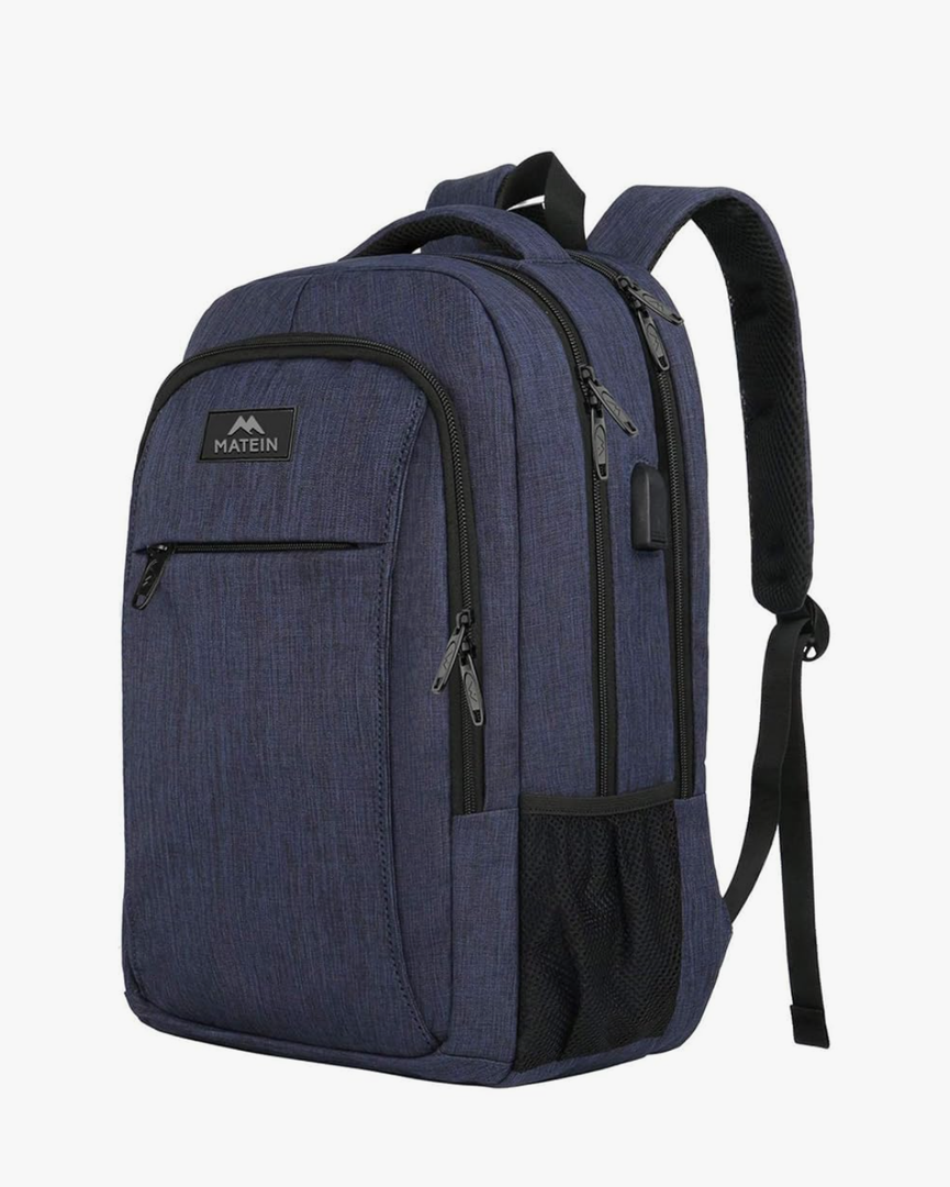 MATEIN Laptop Backpack,Slim Travel Backpack with Laptop Compartment for Men Women,College Daypack Gift Computer Bag fits 15.6 Inch Notebook, Blue