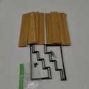 3 Tier Expandable Bamboo Spice Rack Cabinet Step Shelf Organizer for Kitchen Pantry Countertop Cupboard