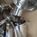 Cuisinart Chefs Classic 11-Piece Stainless Steel Pots and Pans Set, Cookware Set Compatible with Induction, Electric, Gas Cooktops, Aluminum Core for Even Heat, Cool Grip Handles, Dishwasher Safe