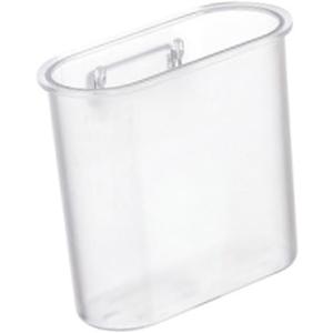 Amosfun Wall-Mounted Toothbrush Holder and Bathroom Organizer Shelf Punch-Free Storage Rack White Sturdy Plastic Suitable for Home Bathroom Easy to Install (Transparent)