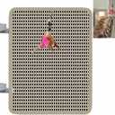 Cat Nail File Scratcher- Cat Scratch Pad with 80-Grit Aluminum Oxide, Wrap-Around Design for Cat Trees and Posts, Scratch Mat is Ideal for Trimming Cat Nails (14.64"x11.14")