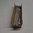 Curtain Rods for windows 28-78 inch, 5/8 inch Decorative Nickel Splicing Heavy Duty Metal Curtain Rod set with Brackets