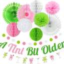 A Tini Bit Older Birthday Martini Bow Birthday Party Decorations Martini Banner Paper Lanterns Pom Poms Fan, Tiny Bit Older Party Decor for Hawaiian Summer Party Decorations