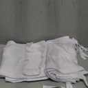 AirflowBaby Breathable Mesh Liner for Full-Size Cribs, 9"H (23cm) Essential 2mm Mesh, White (Size 4FS Covers 3 or 4 Sides)