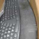 Logitech Ergo K860 Wireless Ergonomic Keyboard - Split Keyboard, Wrist Rest, Natural Typing, Stain-Resistant Fabric, Bluetooth and USB Connectivity, Compatible with Windows/Mac, Black