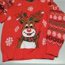 Runhit Boys Ugly Christmas Sweater Kids Funny Crew Neck Knitted Christmas Pullover for Xmas Holiday M