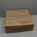 GOSO Black Lamp Shades Set of 2 Large Drum Lampshades -12x14x10 inch (Spider) Foldable Lamp Shade for Floor Lamps Table Lamp Natural Faux Silk Lampshade Replacement Rustic Shade-Easy Assembly