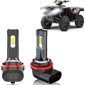 Halogen Replacement Headlight Bulbs Compatible for 2014 2015 2016 2017 2018 2019 2020 Honda TRX420 TRX500 34901 HR3 A21 Lights Kit, 12V 35 35W Headlights High Low Beam, 2-Pack